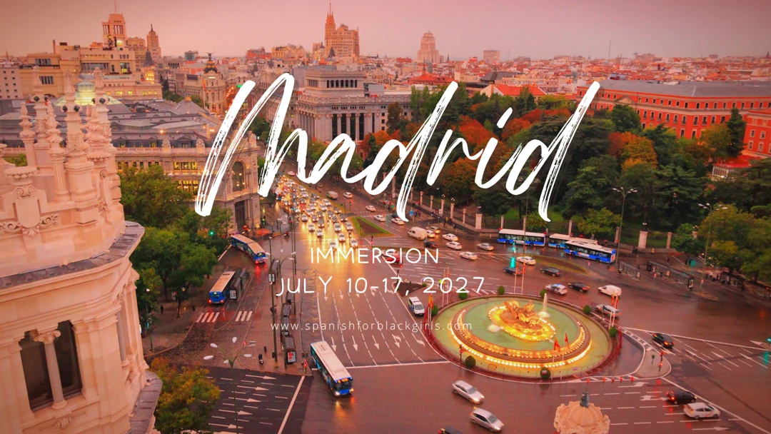 madrid trip spanish for black girls